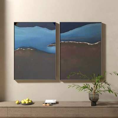 现代装饰画3D模型下载